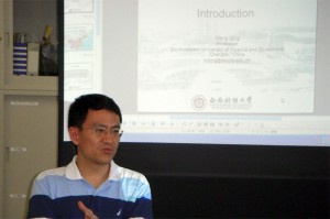 西南財経大学王教授による「アジア市場分析Ⅰ」の集中講義を開講しました