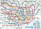 Tokyo Subway Route Map