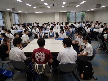 在学生との懇談会