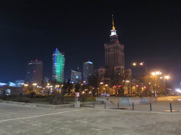 Palace of Culture and Science, a landmark of Warsaw
