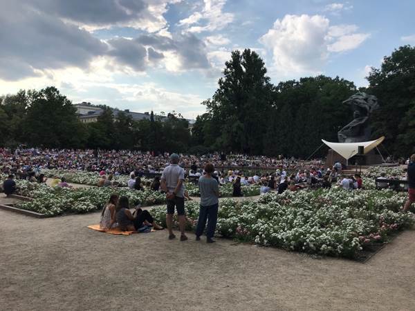 Chopin concert at Łazienki Park