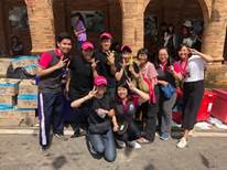 大学のイベントでステープ山に歩いて登りました。