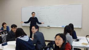 フリッツ先生の英会話Iに参加